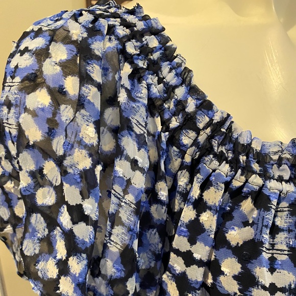 (Size 2X, 3X) NWT Jones New York Blue Multi Top - Picture 2 of 13